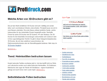 Tablet Screenshot of profidruck.com